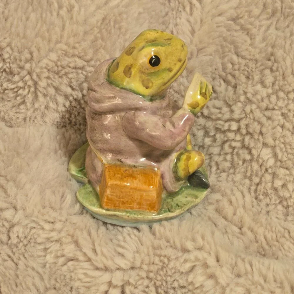 Vintage Rare Beswick England Beatrix Potter Mr. Jeremy Fisher Figurine - Picture 5 of 7